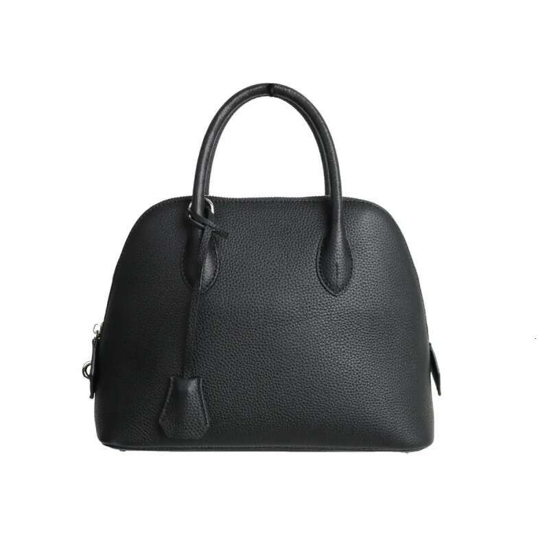High Quality Top Layer Design Shell Bag With Lock Cowhide Handbag Fashion Mini Crossbody Bowg Women's Elegant Bags