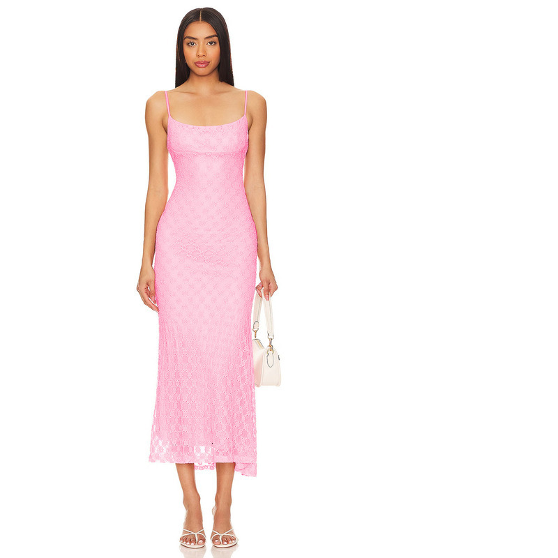 2024 Summer High End Temperament Pure Desire Style Evening Dress Slimming Strap Skirt For Women