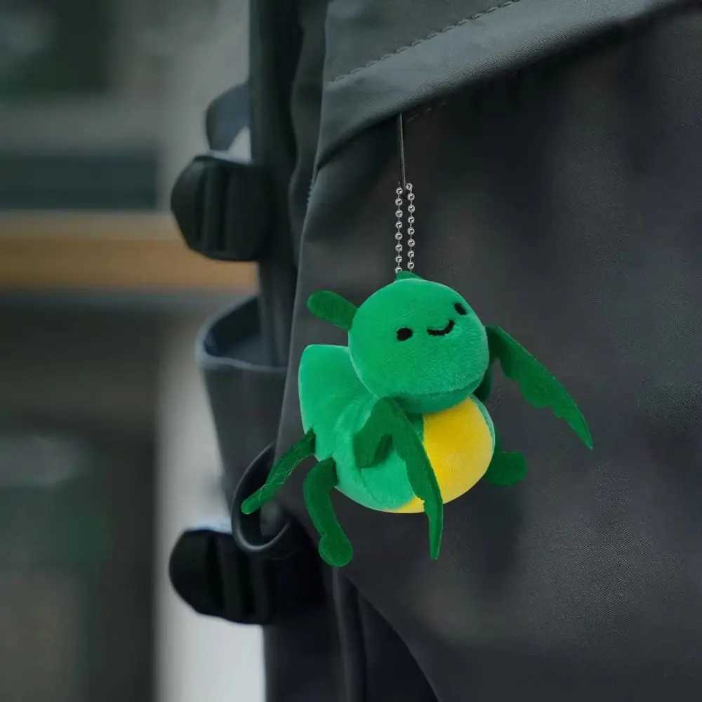 Creative insect series animal keychain plush doll cartoon keychain pendant toy hanging decoration car keychainXJ250319