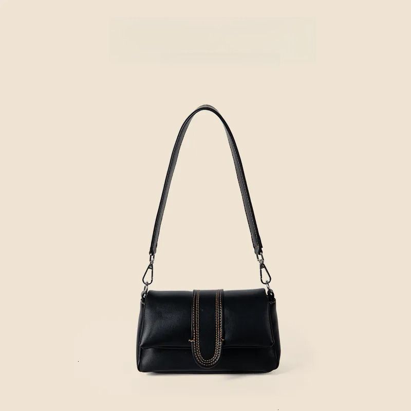 2025S Fashion Designer Spring Minimalist Underarm Single Shoulder Flip For Women S Fashion Trend New High End PU Denim Bag