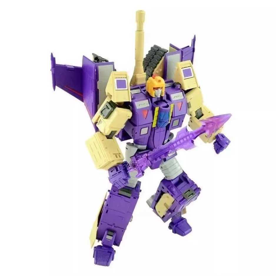 DX9 D08 Conversion G1 25cm Blizzard Lightning Gewalt Three Conversion Aircraft Tank Animation Toy Gift 24-hour ShippingT250320