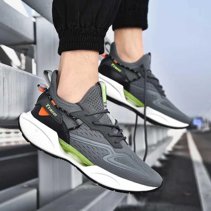 Mens Casual Sneakers Running Shoes Fashion Outdoor Sneaker Fashion Sports Shoes Mesh Breathable Cushioning Basketball Footwear Y250320