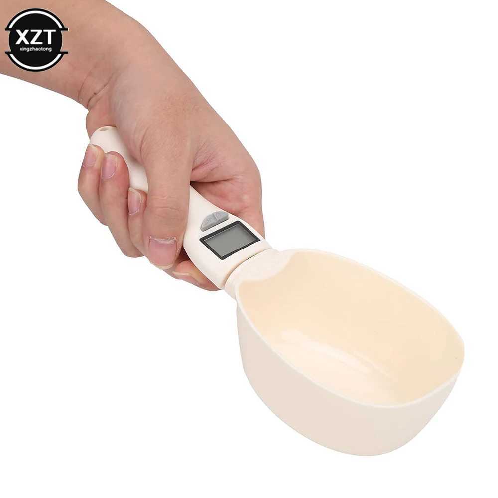 Pet Food Measuring Scoop Electronic Dog Cat Food Measuring Cup Digital Spoon Scale Kitchen Food Scale with LED Display Y250319