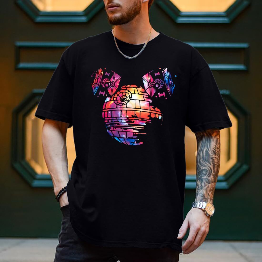 T shirt for Mens Men Magic Kingdom Shirt Magic Tees Planet Science Fiction Tshirt for Man Characters Tee Casual Tops Clothes Short sleeve