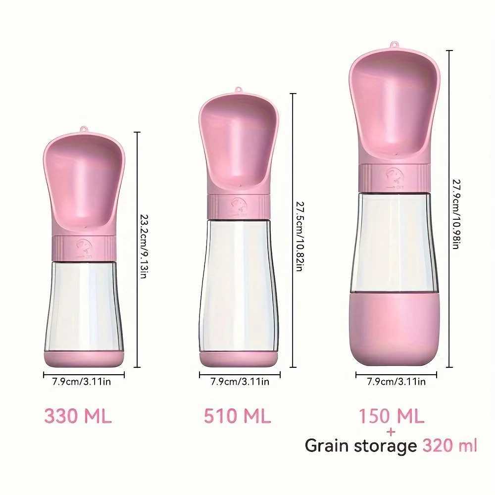 Portable dog water bottle and bowl dispenser - keep your pet hydrated outdoor water bottle for dogs Y250319