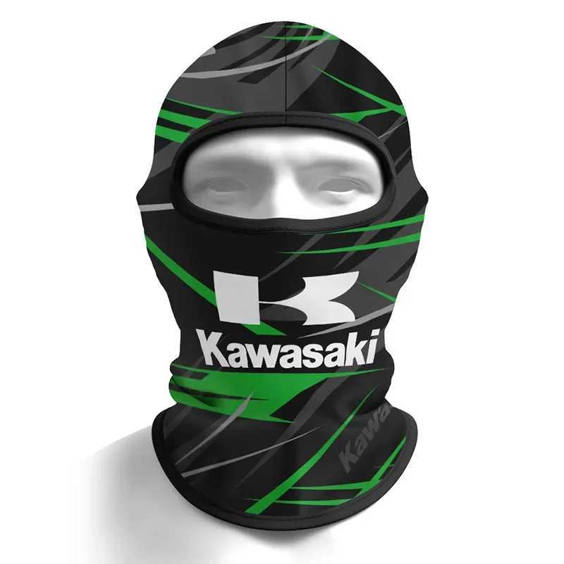 New Kawasaki Riding Windproof and Dustproof Face Mask Motorcyc Sunscreen and Warmth Face MaskXJ250320