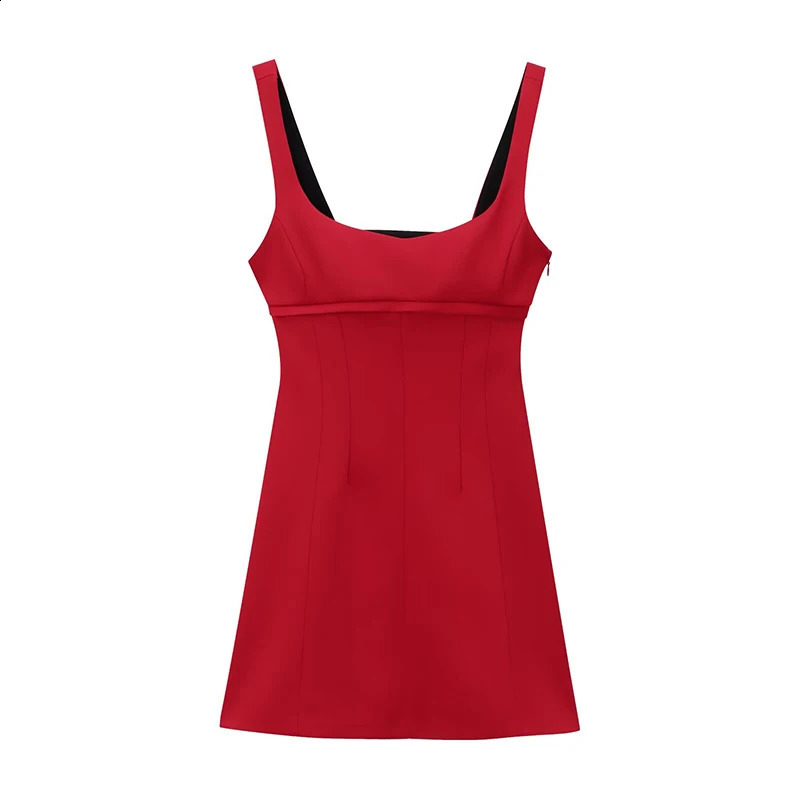 RAFZNB womens dress chiffon sleeveless cut backless sexy short skirt summer set party 250319