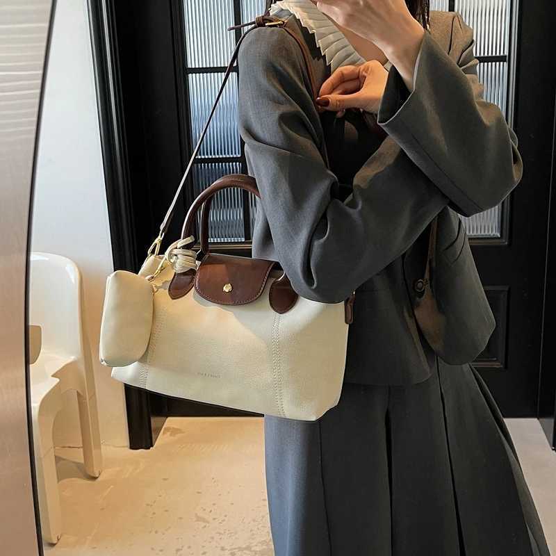 Fashionable retro cross body handbag womens textured bag luxurious solid color party and casual wallet Y250319