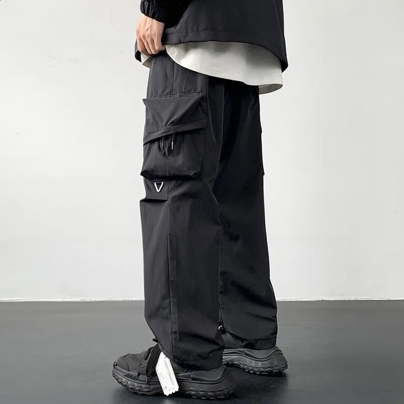 Sports pants for men Spring and Autumn freight fitness center largesized sports clothes loose fit 250317