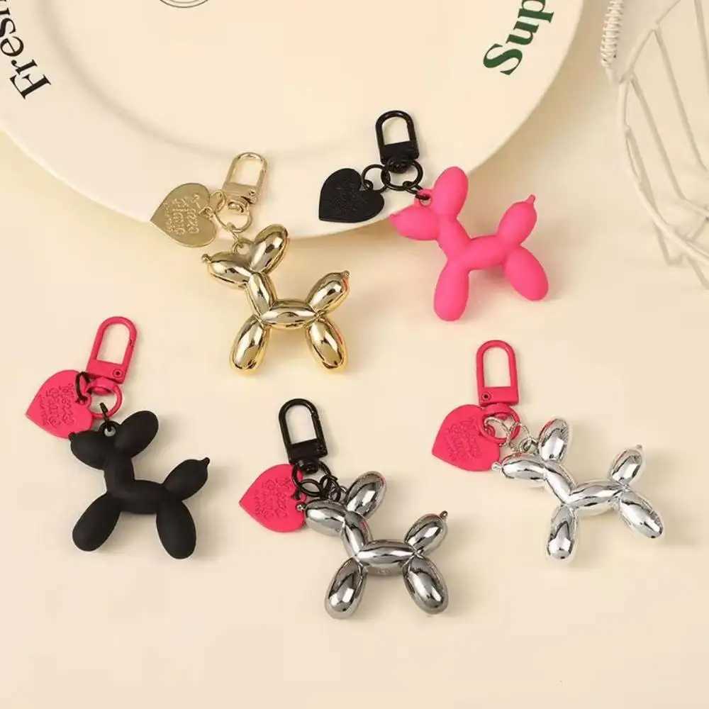 Fashion keychain punk Y2K balloon dog keychain handbag backpack pendant girl car keychain accessoriesXJ250319