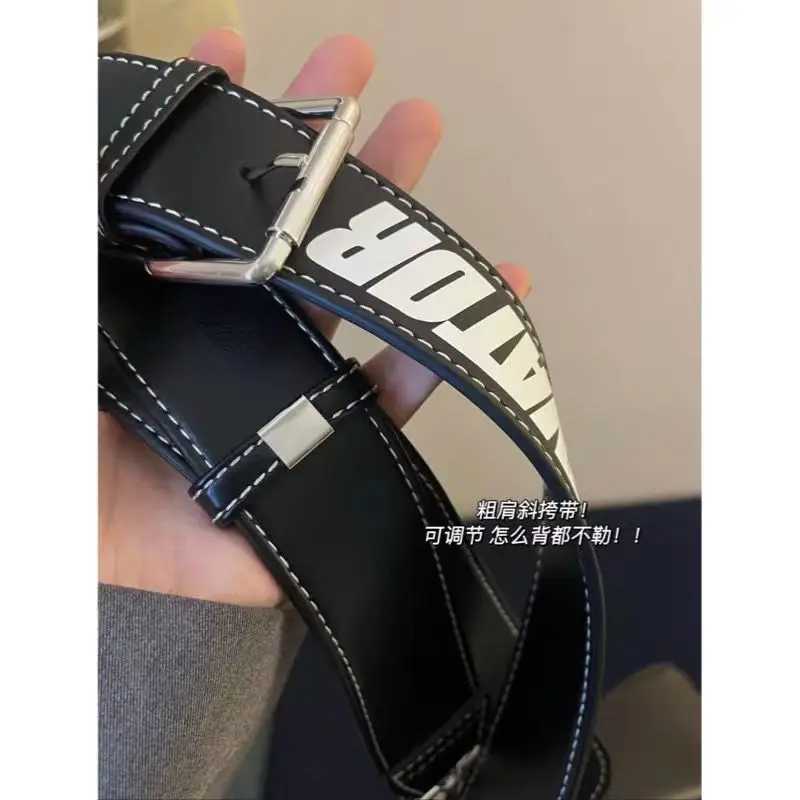 JIAERDI Sport Letter Y2k Bag Purse Women Harajuku Aesthetic Casual Messenger Bag Handbag Ladies Moto Biker Black Shoulder Bags Y250319