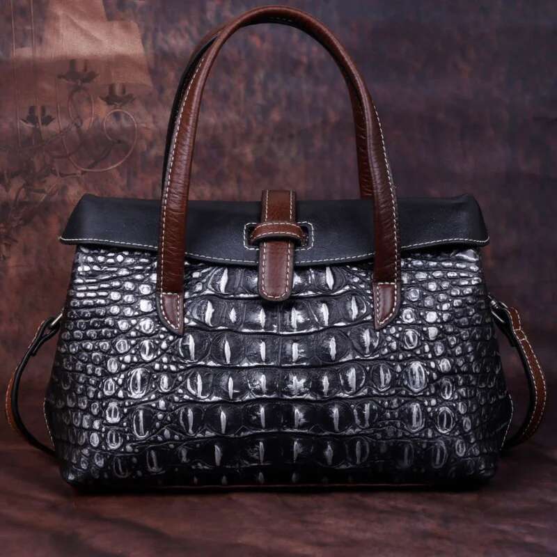 MOTAORA Green Small Women Shoulder Bags Genuine Leather Designer Handbags Ladies Alligator Handbag For Phone Bag 2025