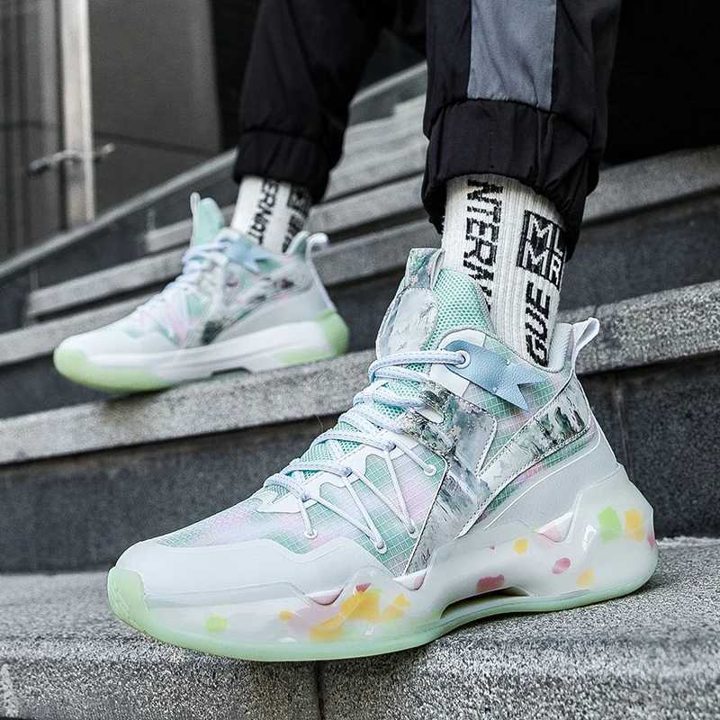 Mens shoes outdoor anti slip basketball shoes comfortable and lightweight sports shoes mens leather casual shoes high-quality tennis shoesW250320