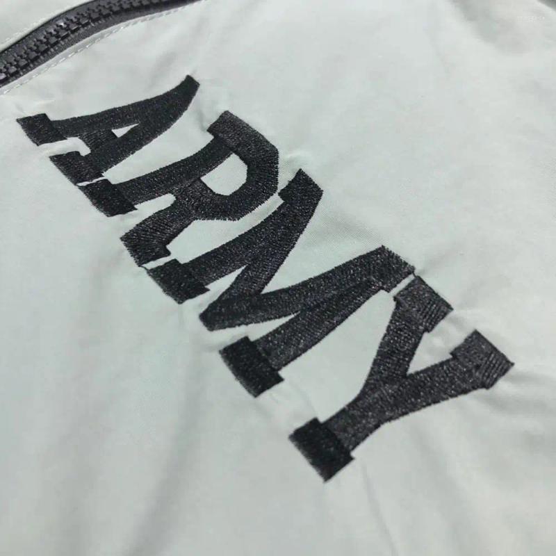 Men's Jackets Over Sized US Army Improved Physical Fiess Uniform Reflective PT Jacket Windproof Water Resistant Outwear IPFU Training