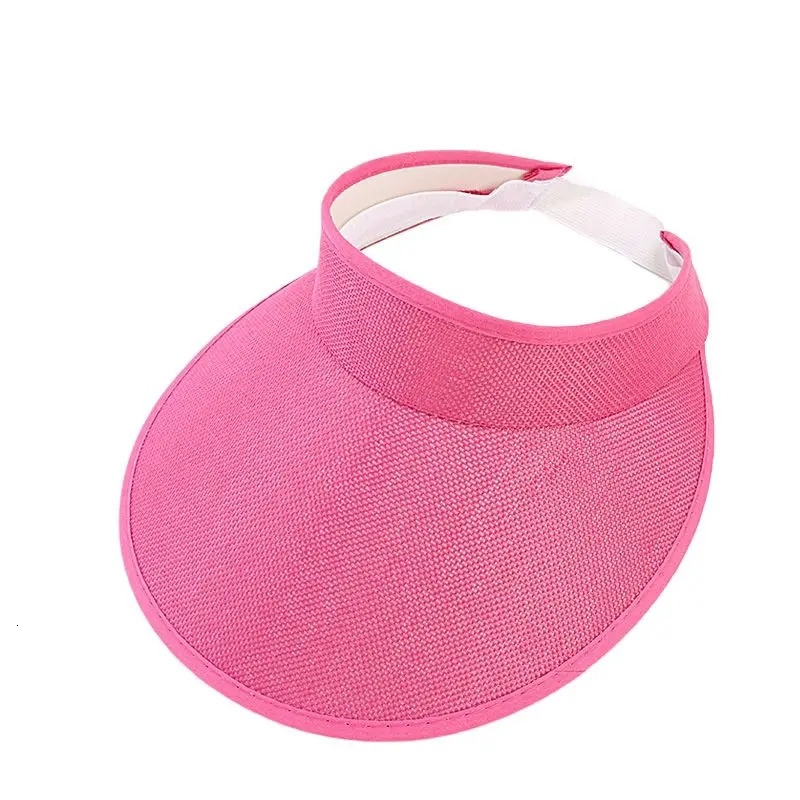 Sun Visors For Women Faux Linen Fashion Hats For Women Sports Visor Women hats 250320