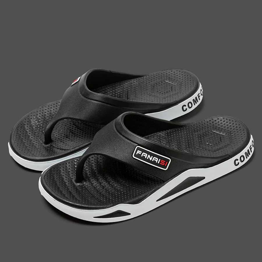 Fi Summer Mens Slippers Indoor Anti odor and Anti slip Soft Sole Detachable Outdoor Tail Beach Flip Cover Couple Y250320