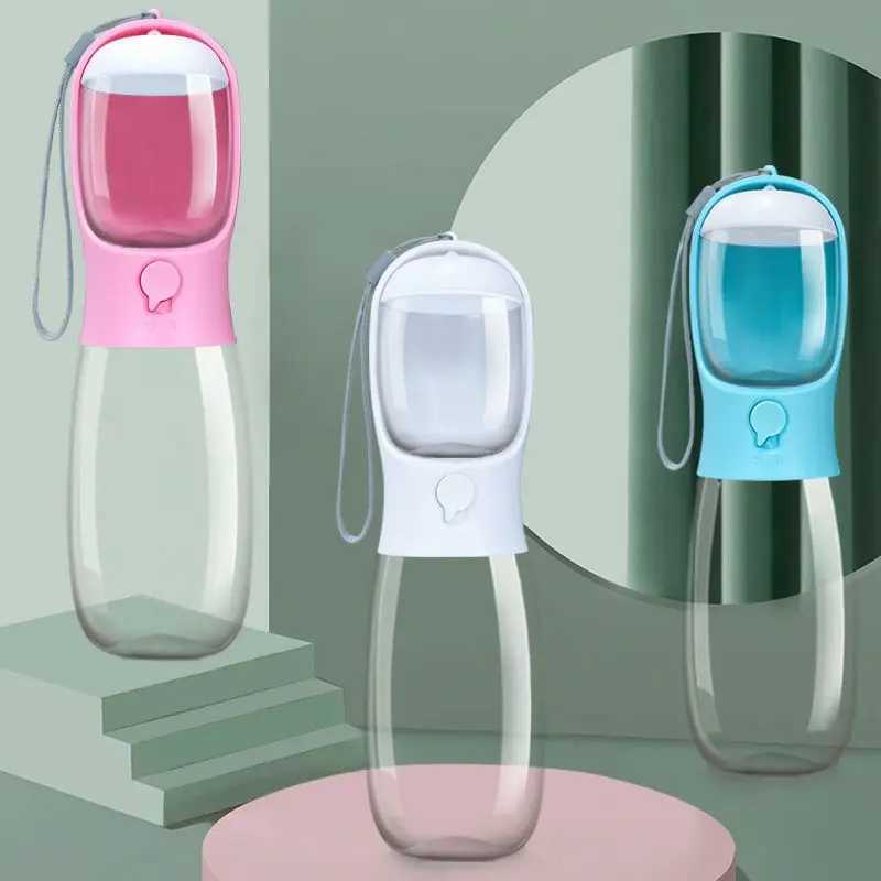 Dog Water Food Bottle Portable Travel Pet Drinker Dog Bowl Food Cat Fountain Outdoor Walking Drinking Bottle Dogs Feeder Y250319