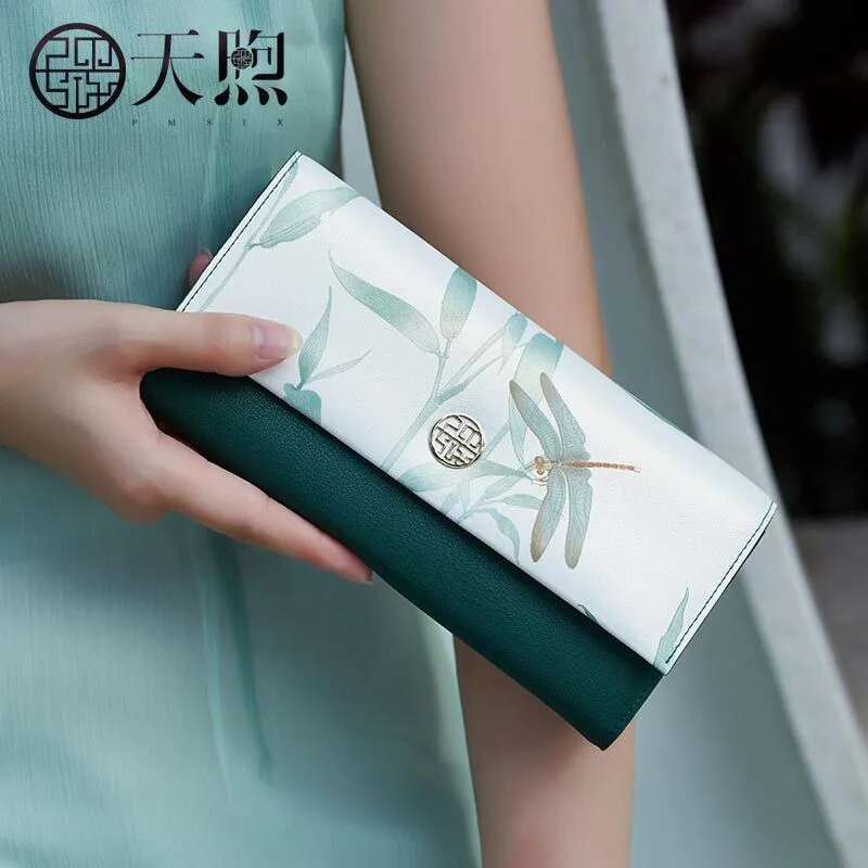PMSIX Brand 2024 New Wallet Leather Card Elegant Long Women's Designer Handheld Bag Walletp