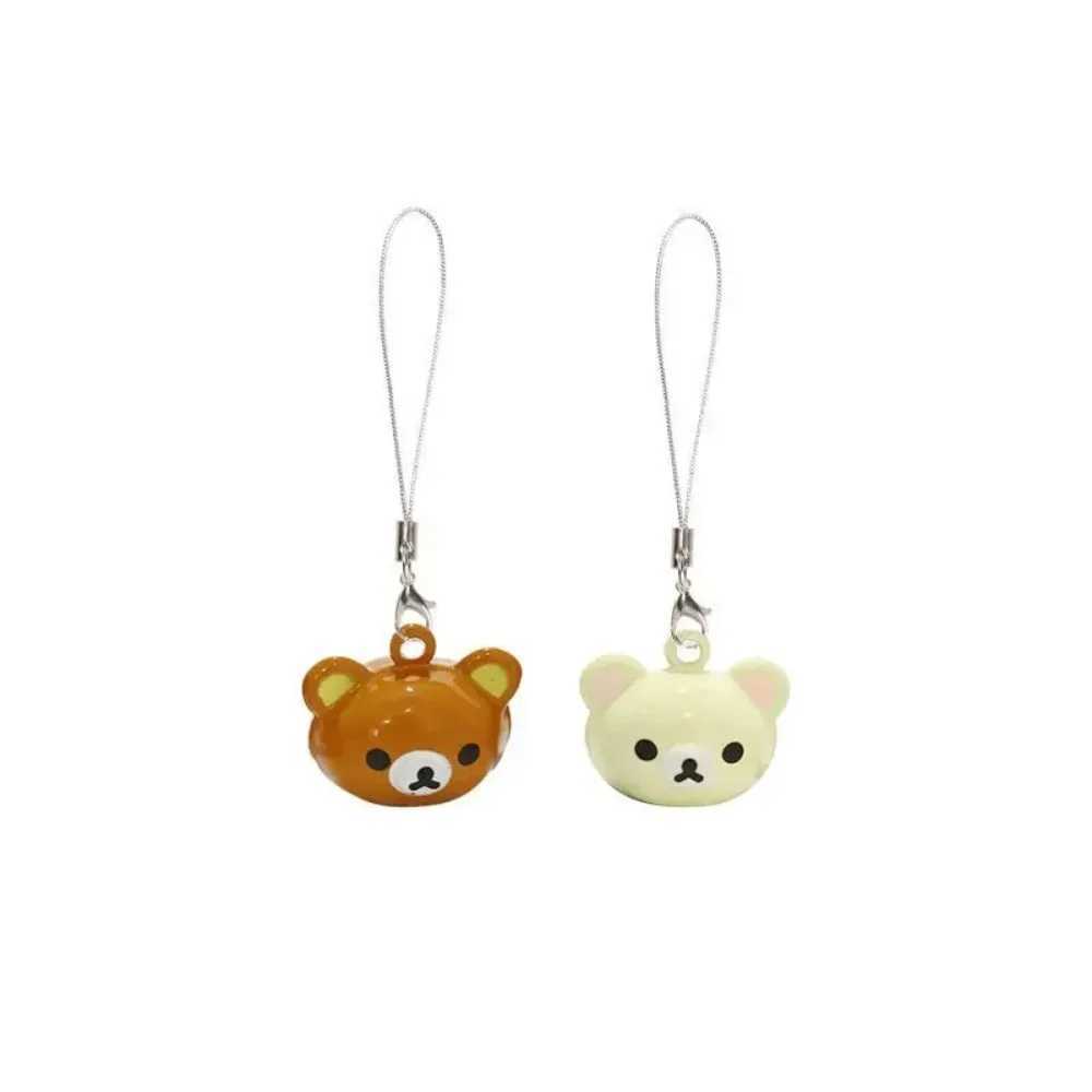 Cute bear pendant matching mobile charm keychain Y2k handmade keychain accessories jewelry gifts for new girlsXJ250319