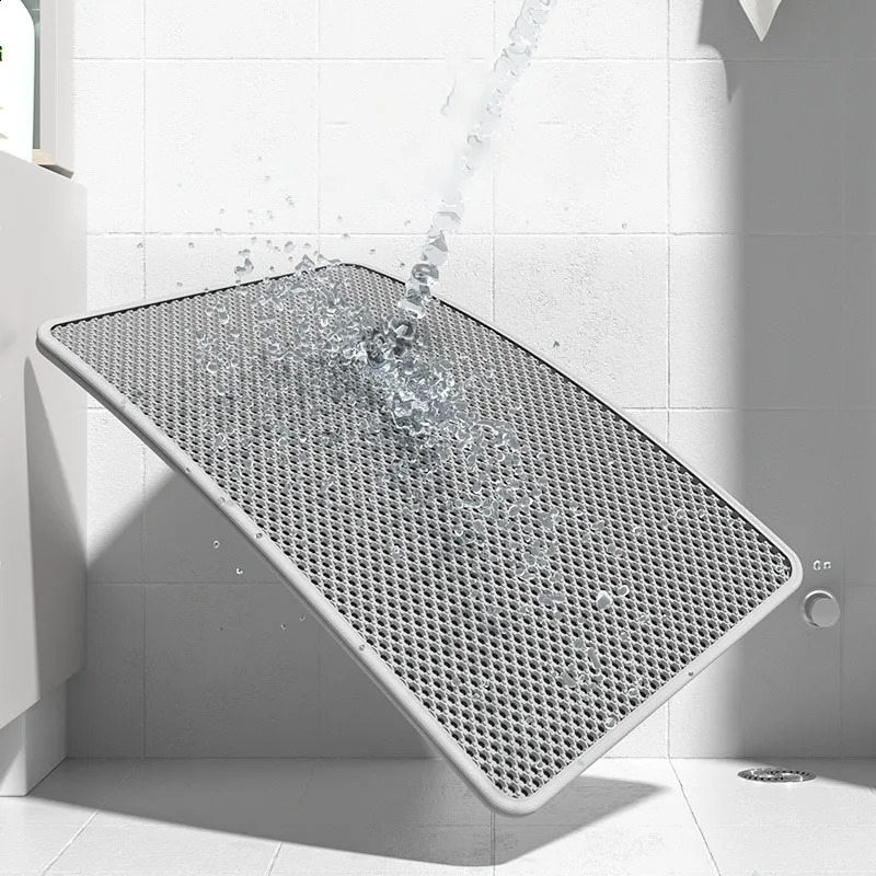 Cat Litter Mat Double Layer Waterproof Urine Proof Trapping Easy to Clean NonSlip Toilet Pad Scratch Large Foot Pa 250312