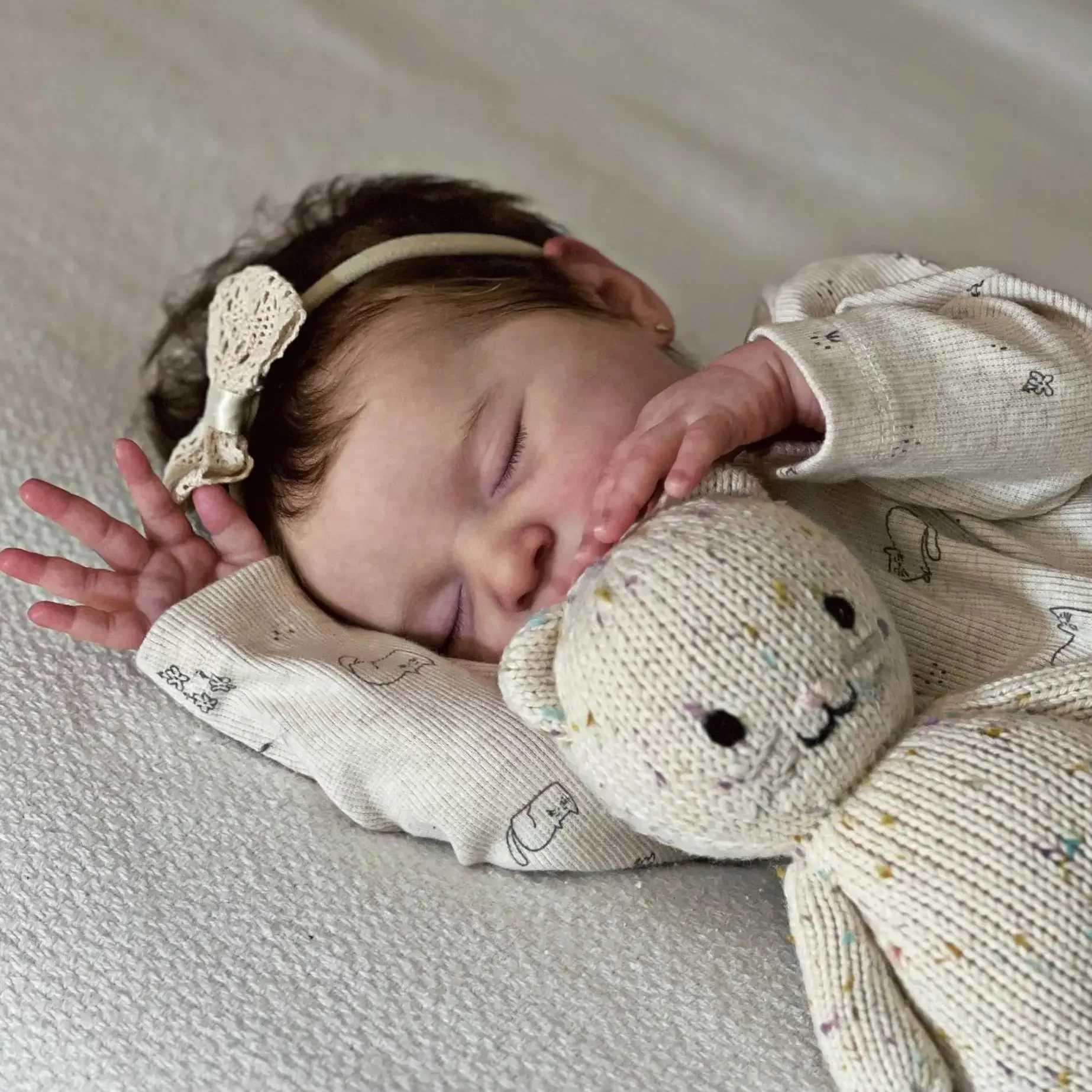 50 CM Soft Silicone Sleeping Reborn Baby Doll Toy For Girl 20 Inch 3D Skin With Visible Veins Like Real Kid for girl birthday Gift W250320