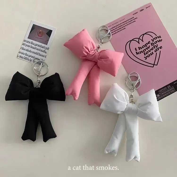 Y2K Sweet Bow Keychain Fashion 3D Bow Girl Keychain Fashion Bag PendantXJ250319