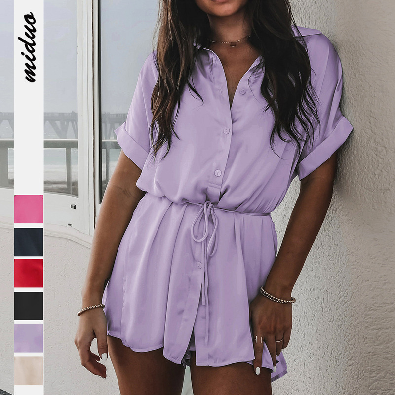 2025 Spring/Summer New Product Intellectual Commuting Satin Polo Collar Button Fashion Style Set for Women