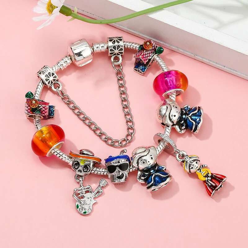 Cartoon Styles Fairy Beads Charm Bracelets With Lovely Style Bracelet Bangles For Women Men Kids Summer Jewelry Special Offer