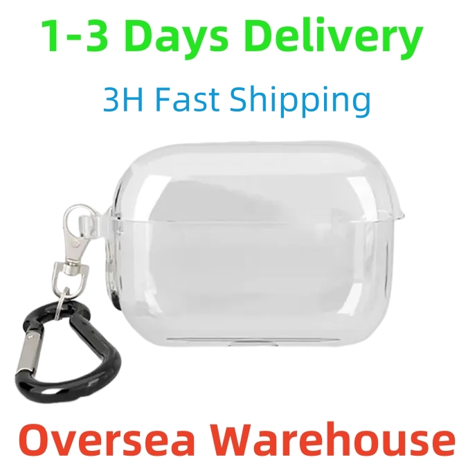 USA Euro Stock For Airpods pro 2 3 4 air pods 2 4 Earphones Bluetooth Headphone Accessories Solid Silicone Cute Protective Cover Wireless Charging Shockproof Case