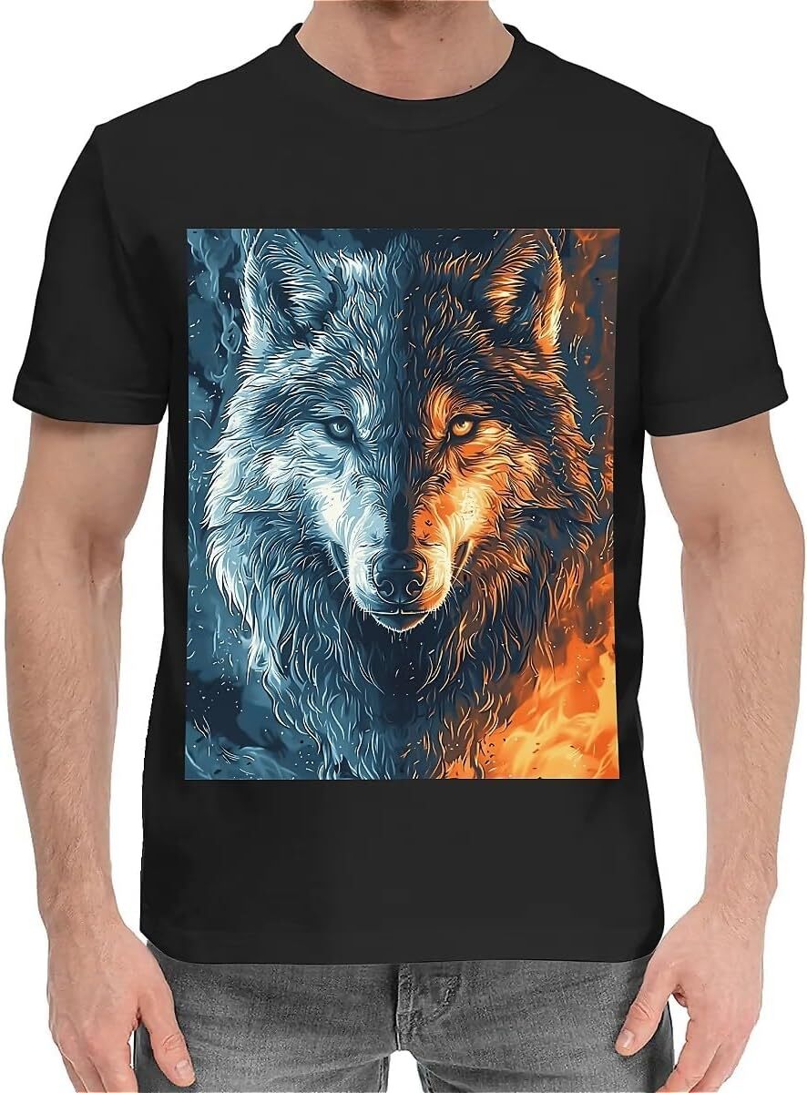 T shirt for Mens Mens Novelty T-Shirts Colorful Skull Graphic 2D Print Summer Short Sleeve Tshirt Graphic Tee Casual Tops Clothes Short sleeve