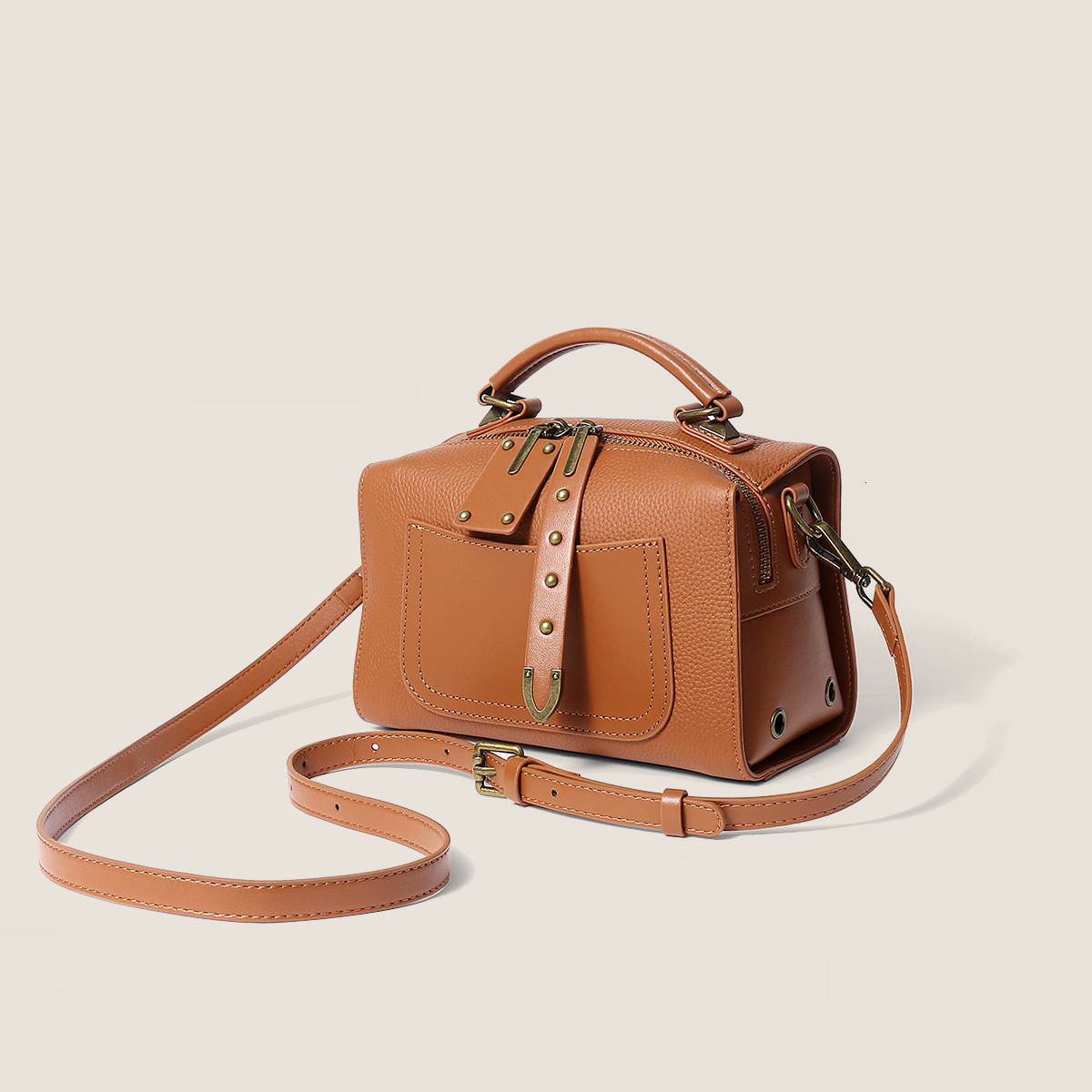 Handbag For Niche New Model Top Layer Cowhide Shoulder Bag Large Capacity Women S Leather Versatile Commuting Crossbody Bag Shoulder Bags