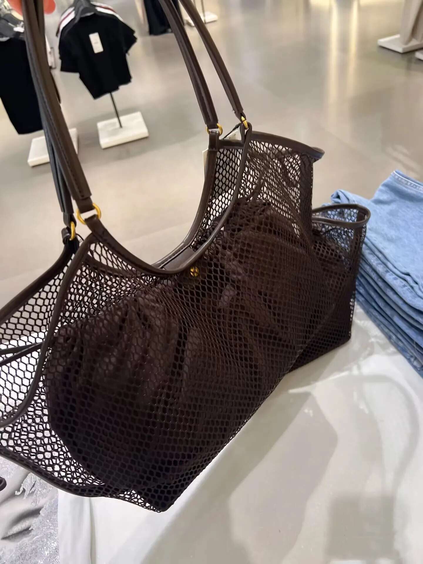 NEW PU Leather Wing Tote Roomy Cluth Large Capacity Buckle Woman Designer Travel Lage Bag Shopper Handbag