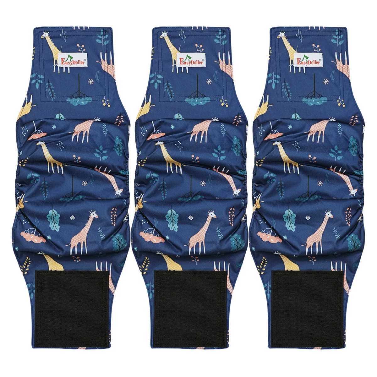 3 mens dog diapers washable and reusable abdominal straps pet physiological pants fastening straps adjustable dog diapers for training Y250320