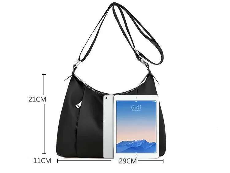 Nylon Zipper Waterproof Casual Women Travel Shoulder Lady Crossbody Mini Bag Female Evening Bags