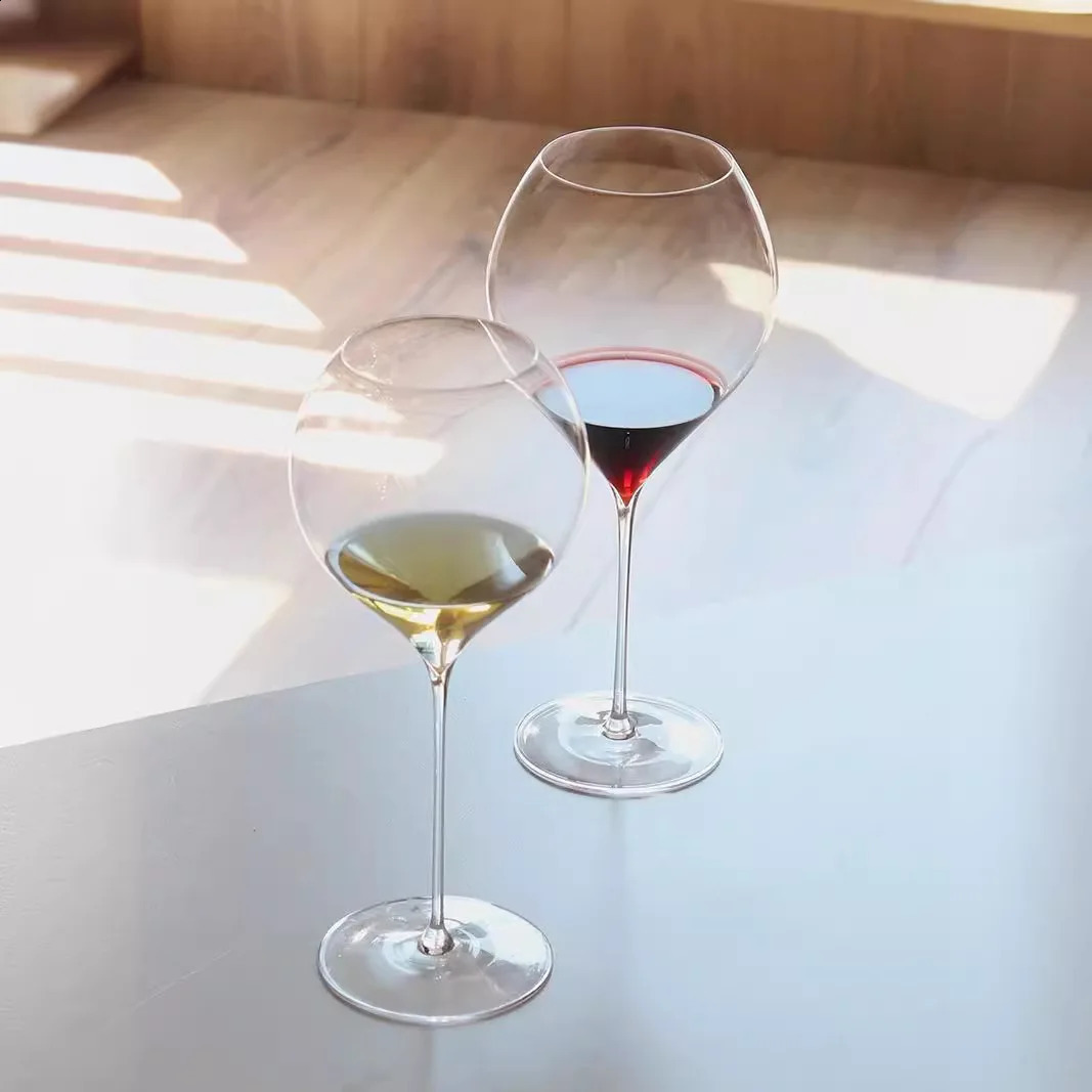 Thin White Wine Glasses Crystal Glass Champagne Glasses Water Drop Red Wine Glasses High-end Cocktail Cup 250319