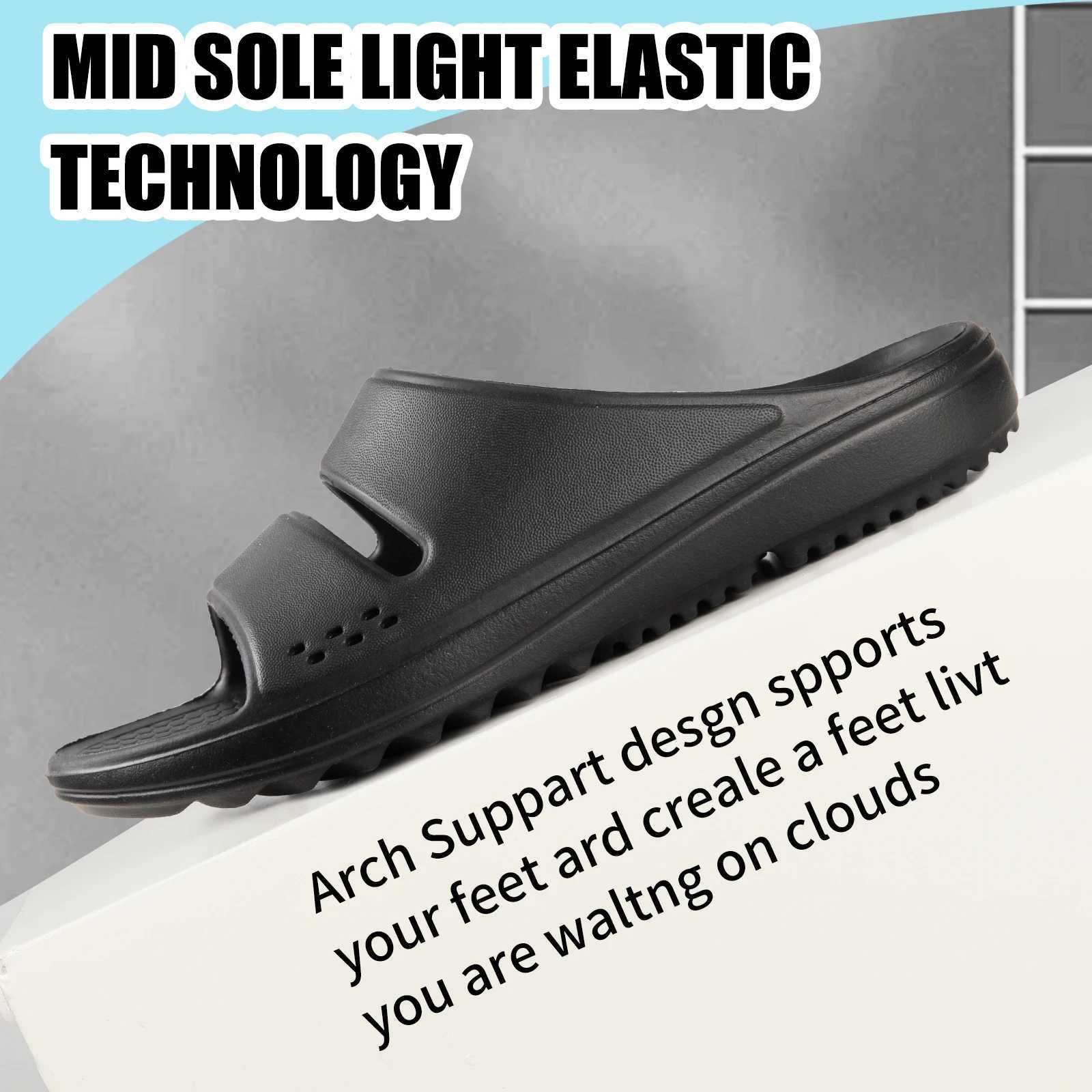 Orthopedic mens sandals arch supports restoration slider Plantar Fascitis cloud slider Y250320