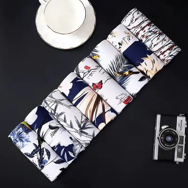 8 piecesset mens underwear Modal breathable sexy boxer solid shorts Ushaped conveyor bag 250320