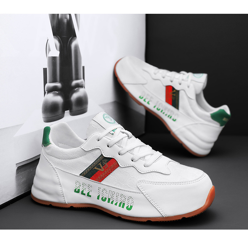 2025 Couple style all-match casual breathable sole shoes spring trendy personality height-increasing daddy shoes style sports men's shoes
