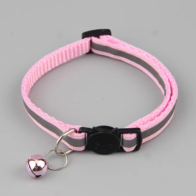 12 colors of reflective cat collars adjustable dog and pet for cats dogs 250320