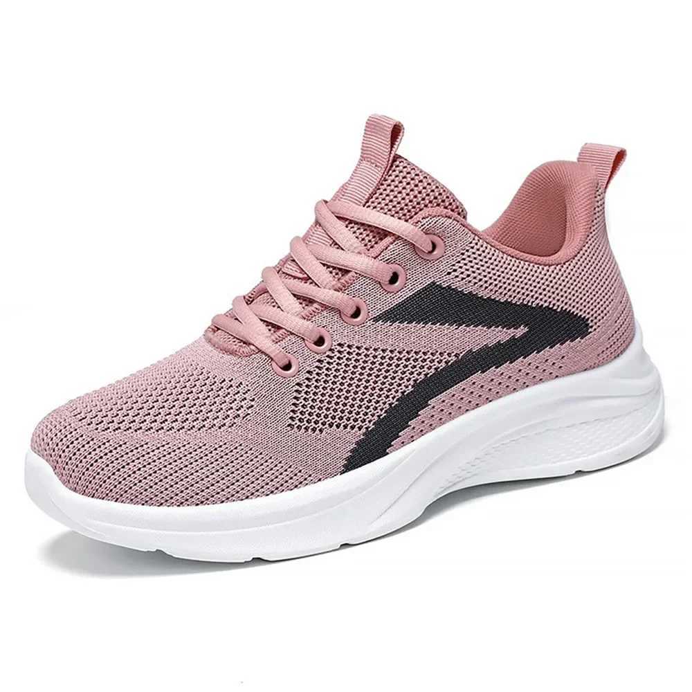 Running Shoes 2025 Spring New Foreign Trade Womens Shoes Hot Large Size Cross border Soft Bottom Casual Sports ShoesW250320