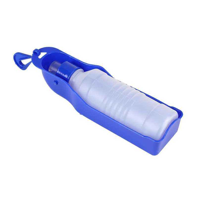 500ML dog water bottle folding beverage plastic portable water bottle pet outdoor travel beverage drinking bowl Y250319