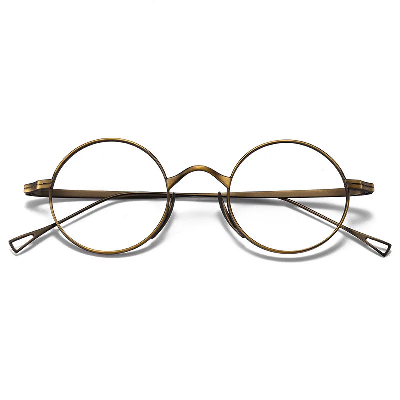 Japanese pure eyeglass frame handmade retro oval round mens eyeglass frame women Myopia reading eyeglass frame 250228