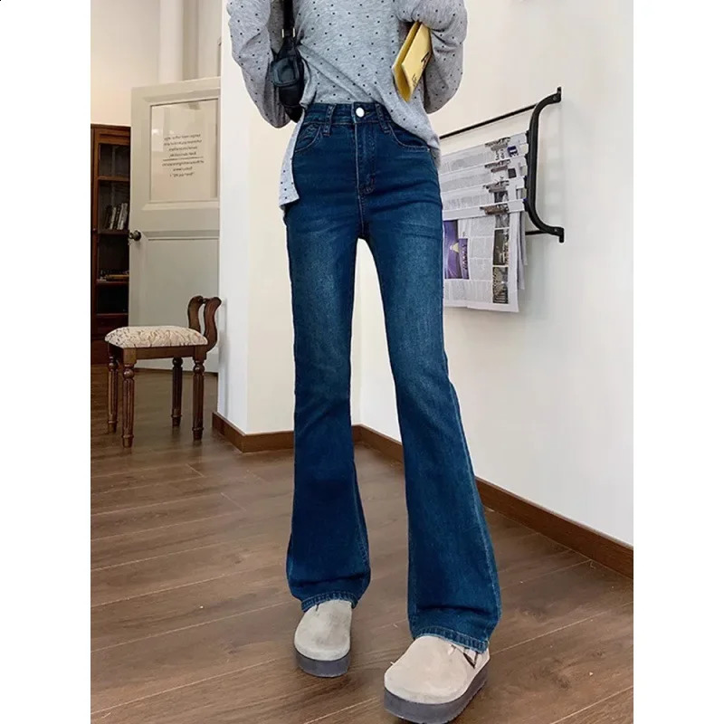Jeans Womens High-Waisted Slimming Petite Crossbody Plus Size Arrival Autumn Versatile Slim Fit Elongated Leggings 250319