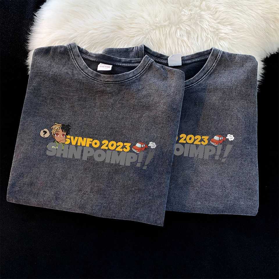 American Style Cartoon Vintage Print Womens T-shirt Plus Size 150kg L-6XL Streetwear Clothing New Summer Trendy Cool Lady TeesT250320