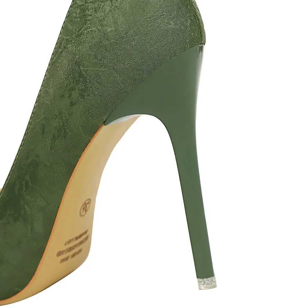 Womens Fetish 10.5cm High H Metal Buckle Nighlub Designer Pumps Lady Daily Off Hs Scarpins Shoes Plus Size Y250319
