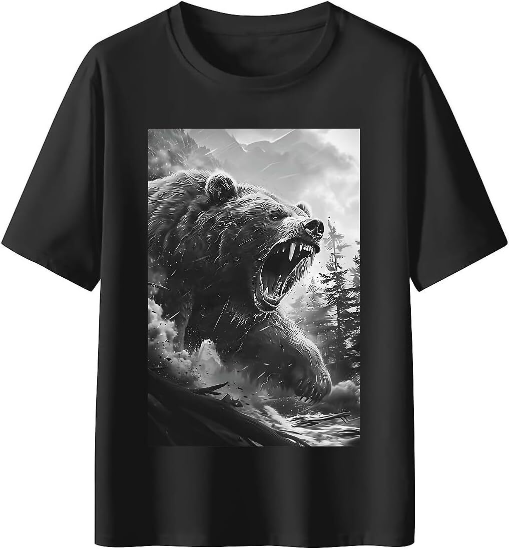 T shirt for Mens Mens Novelty T-Shirts Floral Skull Graphic 2D Print Summer Short Sleeve S Shirts Tshirt Graphic Tee Casual Tops Clothes Short sleeve