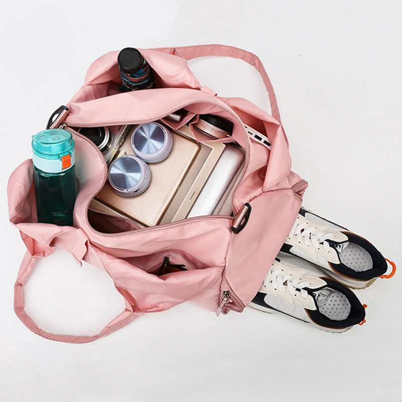 Yoga Mat Gym Bag For Women Sports Handbags Travel Fitness Tote Bag Yoga Swimming Shoulder Bag Large Capacity With Shoulder Strap R250320