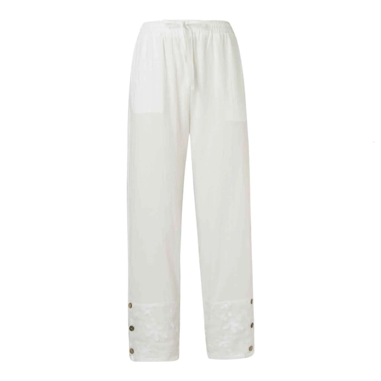 Womens Dr Casual Fashion High Waisted Solid Ladies Trousers With Pockets Summer Baggy Pants Pantalones 2025