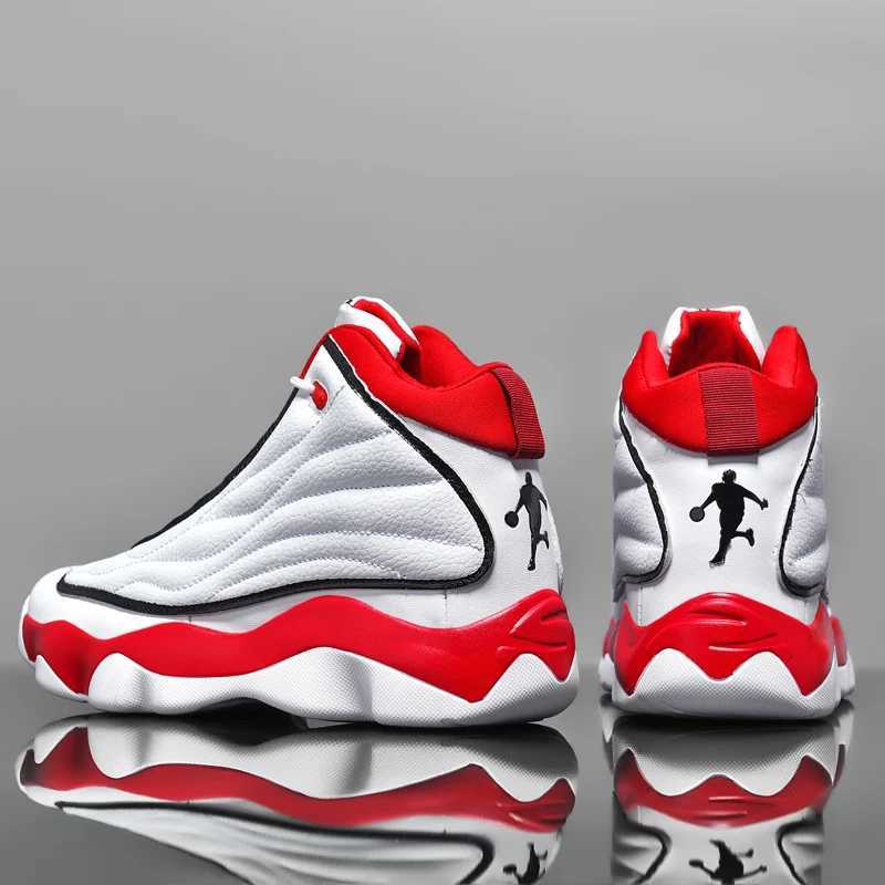 High Quality Basketball Shoes Mens Outdoor Training Sneakers High Top Anti-slip Outdoor Sneakers Mens Gym SneakersW250320