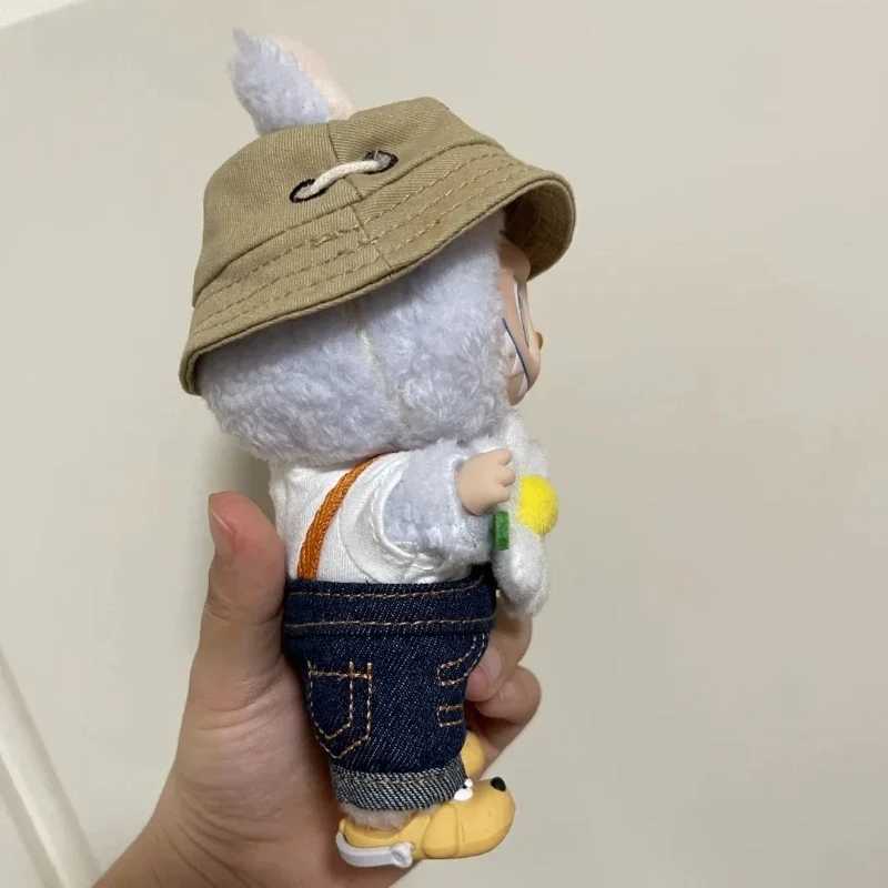 Labubu The Monsters Fall in Wild series plush vinyl doll backpack pendant decoration keychain denim fan collection giftXJ250319